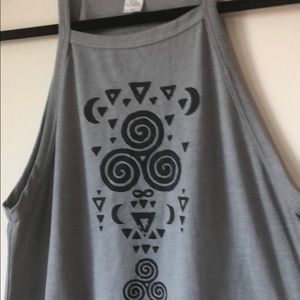 Soul Flower Racer Back Knit Dress - Size M
